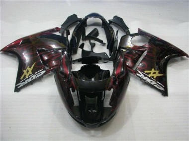 Discount 1996-2007 Red Flame Honda CBR1100XX Motor Fairings UK