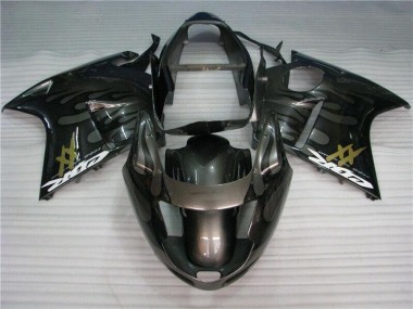 Discount 1996-2007 Black Honda CBR1100XX Motorcycle Fairings Kit UK