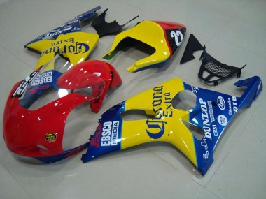 Discount 2000-2002 Red Yellow Blue Corona Race Suzuki GSXR 1000 Motorbike Fairings UK