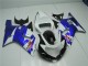 Discount 2001-2003 White Blue Suzuki GSXR 600/750 Motorcycle Fairings Kit UK