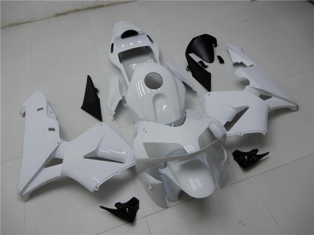 Discount 2003-2004 Glossy White Honda CBR600RR Motorcycle Fairings Kit UK