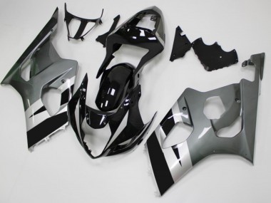 Discount 2003-2004 Black Grey Suzuki GSXR 1000 Moto Fairings UK