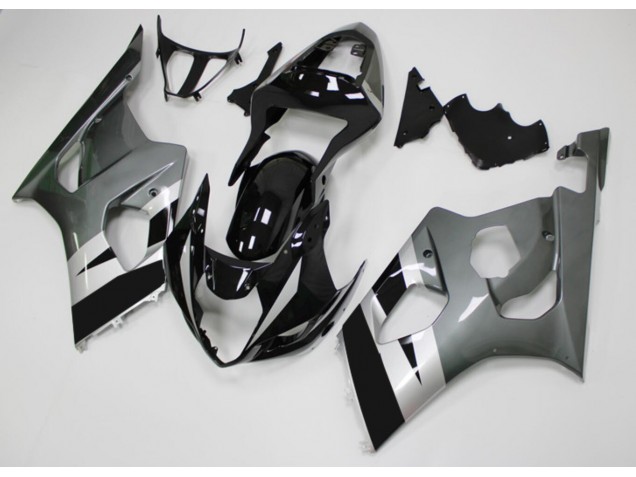 Discount 2003-2004 Black Grey Suzuki GSXR 1000 Moto Fairings UK