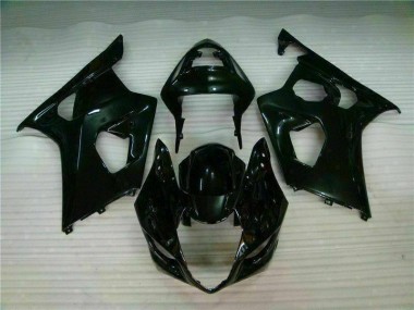 Discount 2003-2004 Glossy Black Suzuki GSXR 1000 Motorcylce Fairings UK