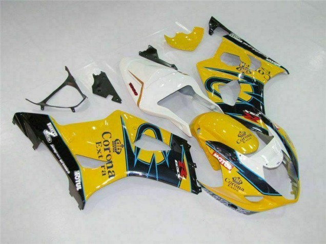 Discount 2003-2004 Yellow Suzuki GSXR 1000 Moto Fairings UK