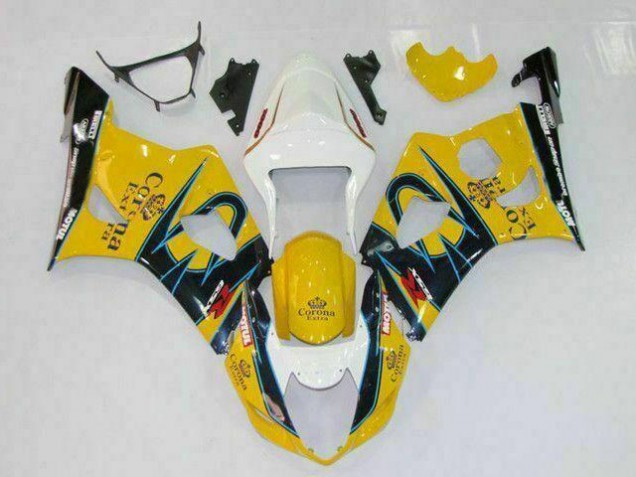 Discount 2003-2004 Yellow Suzuki GSXR 1000 Moto Fairings UK