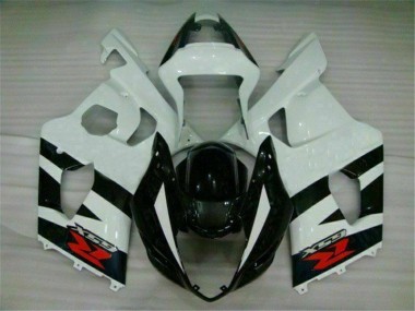 Discount 2003-2004 White Black Suzuki GSXR 1000 Motorcyle Fairings UK