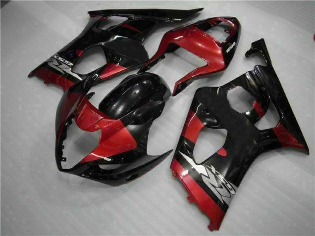 Discount 2003-2004 Red Black Suzuki GSXR 1000 Motorcycle Fairing Kits UK