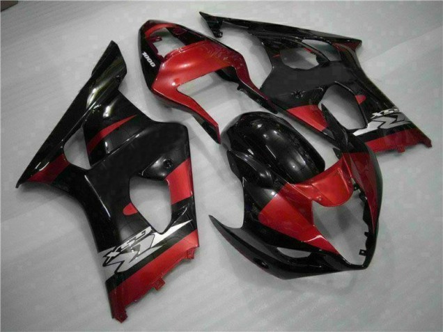 Discount 2003-2004 Red Black Suzuki GSXR 1000 Motorcycle Fairing Kits UK