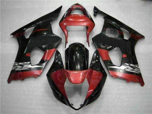 Discount 2003-2004 Red Black Suzuki GSXR 1000 Motorcycle Fairing Kits UK