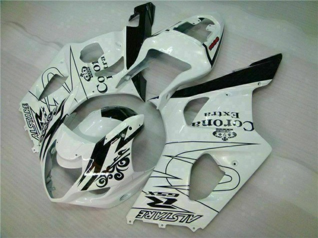 Discount 2003-2004 White Suzuki GSXR 1000 Motor Bike Fairings UK