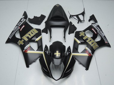 Discount 2003-2004 Matte Black Rizla Suzuki GSXR 1000 Motorbike Fairing UK