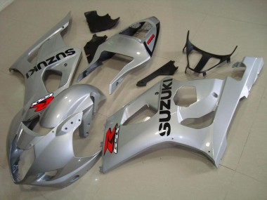 Discount 2003-2004 Silver Suzuki GSXR 1000 Bike Fairing Kit UK