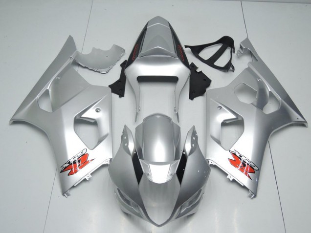 Discount 2003-2004 Silver OEM Style Suzuki GSXR 1000 Motorbike Fairing Kits UK