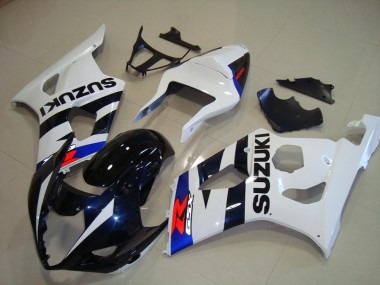 Discount 2003-2004 Dark Blue White Suzuki GSXR 1000 Replacement Fairings UK