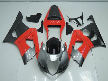 Discount 2003-2004 Red and Grey Suzuki GSXR 1000 Motorbike Fairing UK