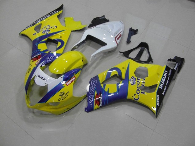 Discount 2003-2004 Yellow Corona Suzuki GSXR 1000 Bike Fairing UK