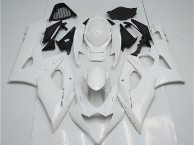 Discount 2005-2006 White Suzuki GSXR 1000 Bike Fairings UK