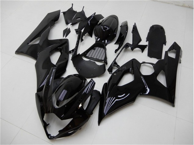 Discount 2005-2006 Glossy Black Suzuki GSXR 1000 Bike Fairings UK