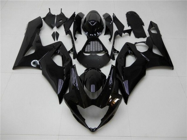 Discount 2005-2006 Glossy Black Suzuki GSXR 1000 Bike Fairings UK