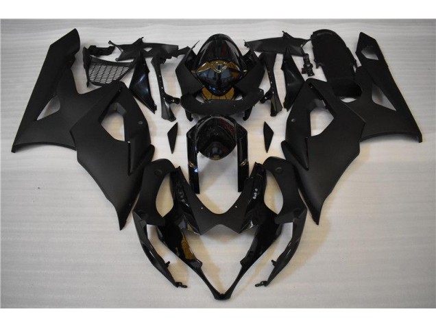 Discount 2005-2006 Glossy Matte Black Suzuki GSXR 1000 Motor Bike Fairings UK