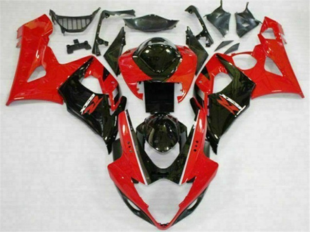 Discount 2005-2006 Red Black Suzuki GSXR 1000 Motorcycle Fairings UK