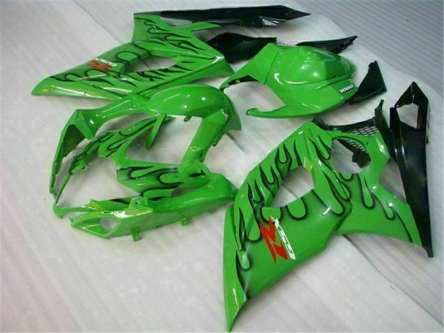 Discount 2005-2006 Green Suzuki GSXR 1000 Motorcycle Fairing UK