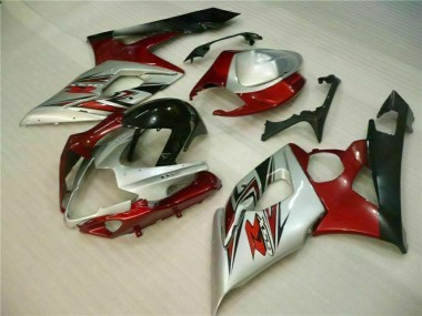 Discount 2005-2006 Red White Suzuki GSXR 1000 Bike Fairings UK