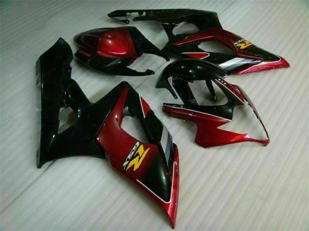 Discount 2005-2006 Red Black Suzuki GSXR 1000 Bike Fairing Kit UK