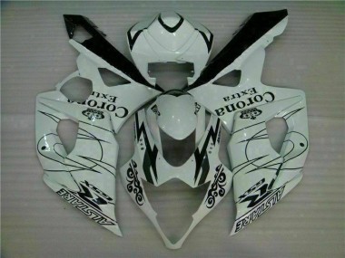 Discount 2005-2006 White Suzuki GSXR 1000 Motorbike Fairing Kits UK