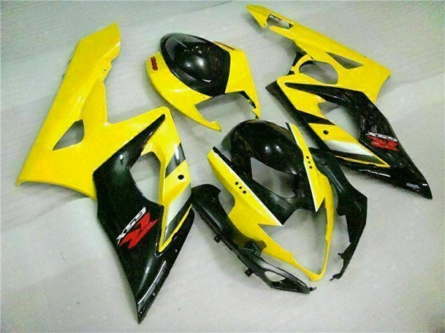 Discount 2005-2006 Yellow Black Suzuki GSXR 1000 Motorcycle Fairings Kits UK