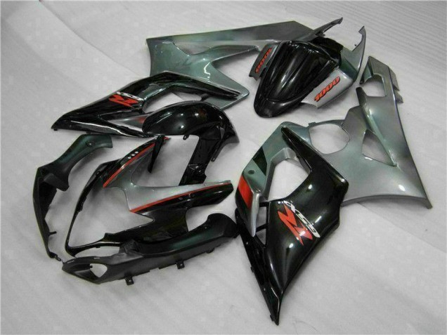 Discount 2005-2006 Grey Black Suzuki GSXR 1000 Motorcyle Fairings UK