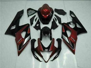 Discount 2005-2006 Red Black Suzuki GSXR 1000 Motorbike Fairings UK