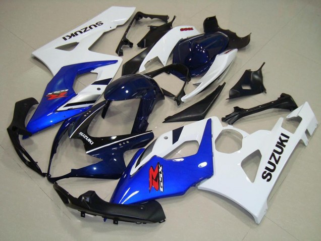 Discount 2005-2006 Blue White Black Suzuki GSXR 1000 Motorbike Fairing UK