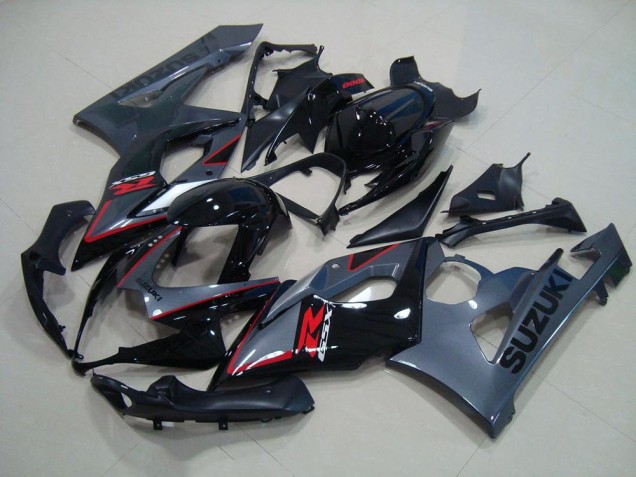 Discount 2005-2006 Black Red Decals Suzuki GSXR 1000 Moto Fairings UK