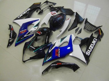 Discount 2005-2006 Blue White Suzuki GSXR 1000 Motorcycle Fairings Kit UK