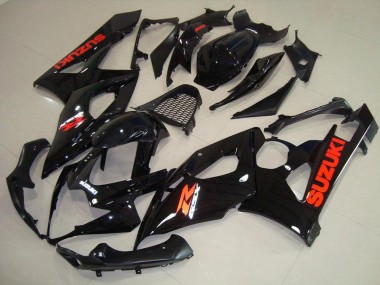 Discount 2005-2006 Glossy Black Red Sticker Suzuki GSXR 1000 Bike Fairing UK