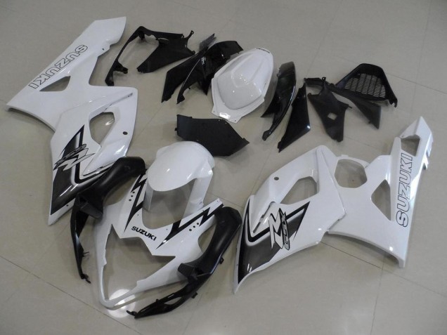 Discount 2005-2006 White and Black Suzuki GSXR 1000 Motorcyle Fairings UK