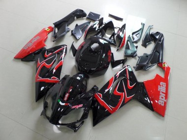 Discount 2006-2011 Black and Red Aprilia RS125 Motor Fairings UK