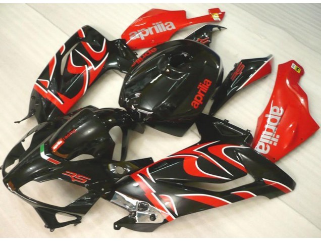 Discount 2006-2011 Black Red Aprilia RS125 Motorcylce Fairings UK