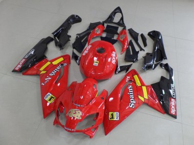 Discount 2006-2011 Red and Black Aprilia RS125 Motorcycle Fairing Kit UK