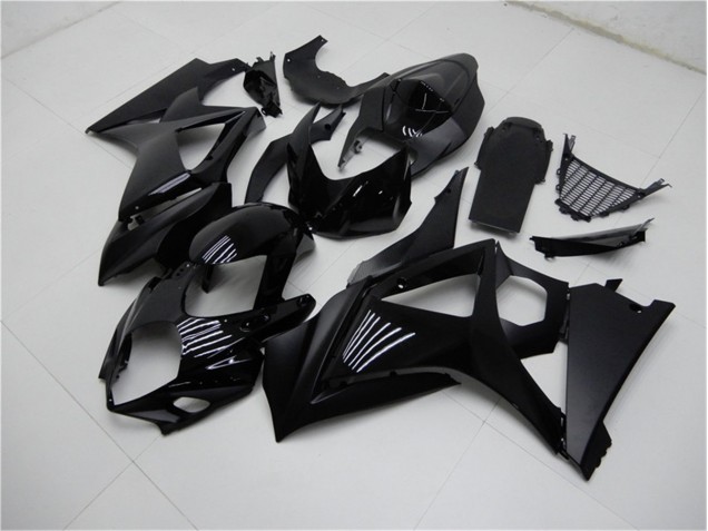 Discount 2007-2008 Glossy Matte Black Suzuki GSXR 1000 K7 Replacement Fairings UK