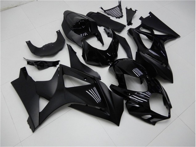 Discount 2007-2008 Glossy Matte Black Suzuki GSXR 1000 K7 Replacement Fairings UK