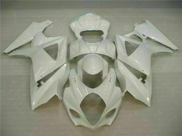 Discount 2007-2008 White Suzuki GSXR 1000 K7 Motorcycle Fairing UK