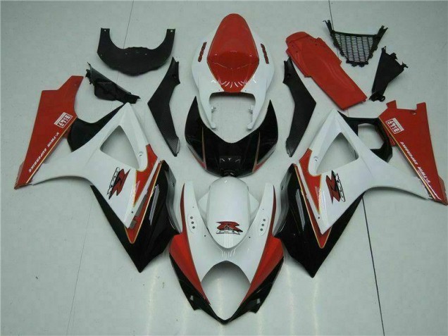 Discount 2007-2008 Red White Suzuki GSXR 1000 K7 Motorcycle Bodywork UK