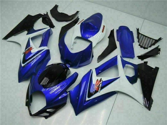 Discount 2007-2008 Blue Suzuki GSXR 1000 K7 Motorcycle Fairings Kits UK