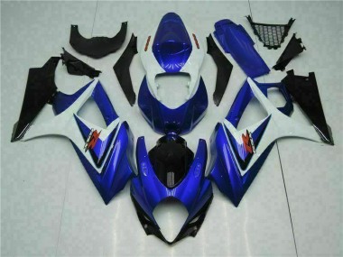 Discount 2007-2008 Blue Suzuki GSXR 1000 K7 Motorcycle Fairings Kits UK