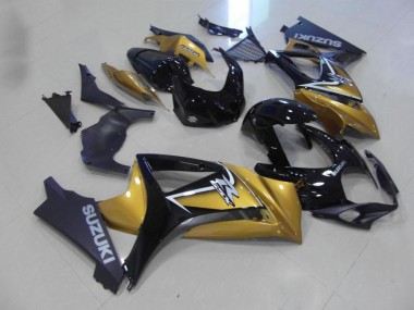 Discount 2007-2008 Gold Black Suzuki GSXR 1000 K7 Replacement Fairings UK