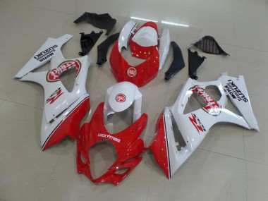 Discount 2007-2008 Lucky Strike Suzuki GSXR 1000 K7 Motorcylce Fairings UK