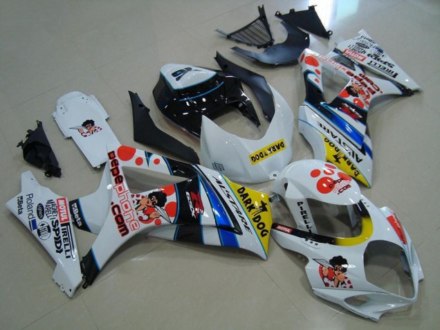 Discount 2007-2008 Pepe Phone Suzuki GSXR 1000 K7 Motorcycle Fairings UK